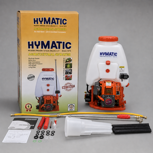 HY-802 Agricultural Power Sprayer | 4 Stroke Petrol Engine, High Pressure Farm Sprayer