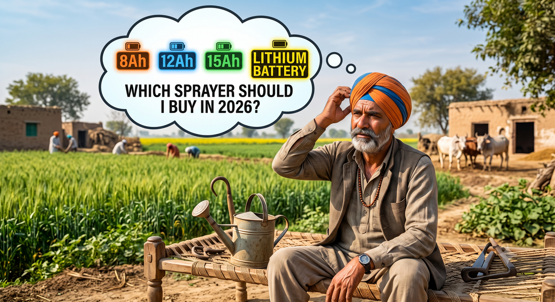 8Ah vs 12Ah vs 15Ah vs Lithium Battery Sprayer: Which One Should You Buy in 2026?