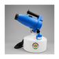 Blue and white sprayer with 'Hymatic' branding on a gray background