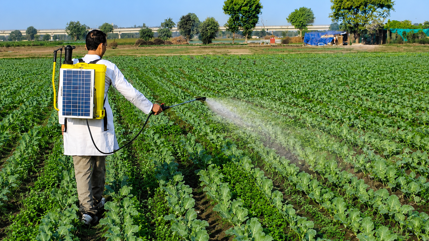 HY-910 Solar Battery Operated Sprayer | Solar Battery Sprayer | For Agriculture Use