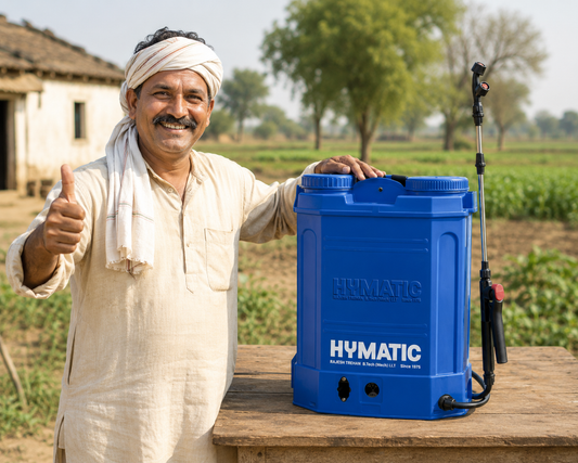 HYMATIC HY-805 Battery Sprayer 16 Litre | 12V 8AH Rechargeable Knapsack Sprayer for Agriculture