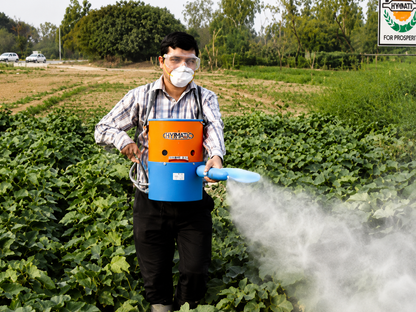 HYMATIC Hand Rotary Duster – Efficient Pest Control for Small and Medium Fields