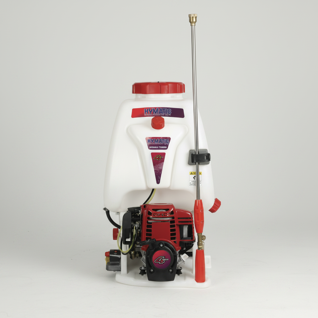 HYMATIC HY-802HDT 25L 35cc 4-Stroke High Pressure Double Suction Power Sprayer