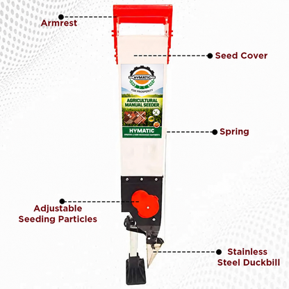 Hymatic Agricultural Single Barrel Adjustable Manual Seeder | HY-S1
