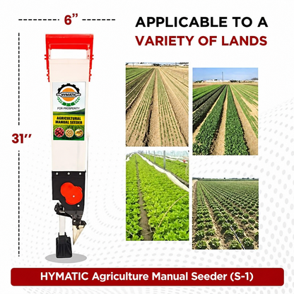 Hymatic Agricultural Single Barrel Adjustable Manual Seeder | HY-S1
