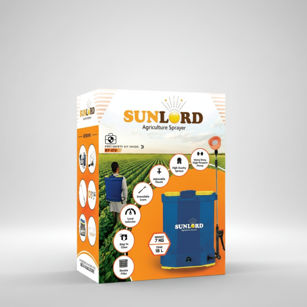 Sunlord HY-12 Battery Sprayer 12V 12AH | 18 Litre Agricultural Battery Sprayer | Robust Quality | Longer Operation